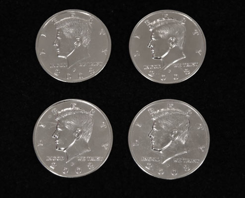 quartette Coins (Jumbo Half Dollar) / 4重層シェル・コイン