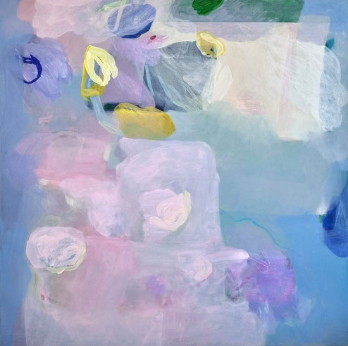 Bouquet abstract painting