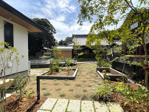 豊川 豊橋 庭工事 外構 枕木 菜園 ｸﾗﾋﾟｱ
