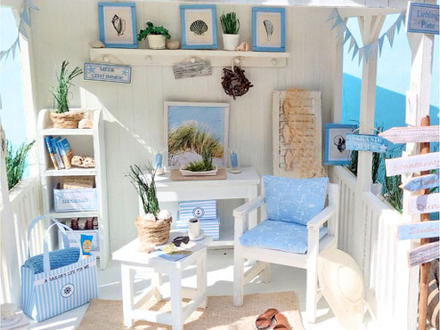 Mini-Strandhaus basteln