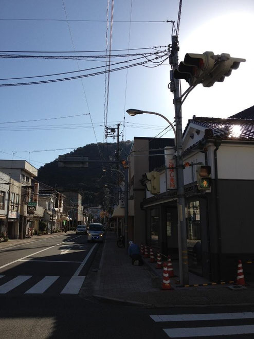 新店舗タイル張り