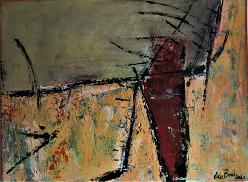 "ohne Titel" , Acryl , Ölpastell , 60x80 cm , BNR. 348