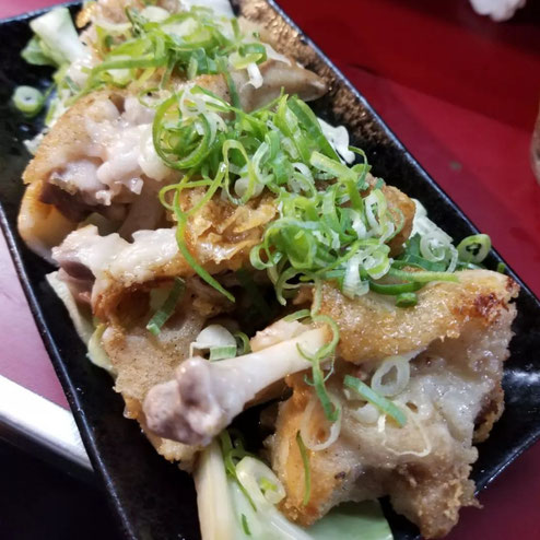 屋台：やまちゃん、料理：焼豚足