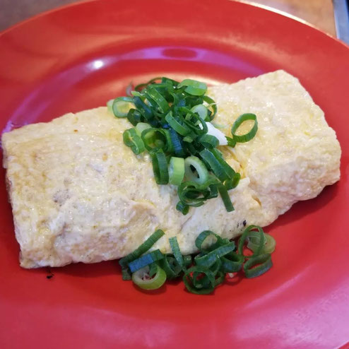 屋台：えんまんや、料理：明太玉子焼_豚骨出汁