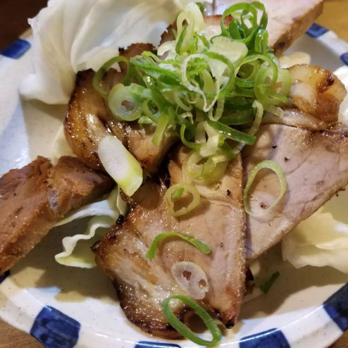 屋台：味府、料理：焼きチャーシュー