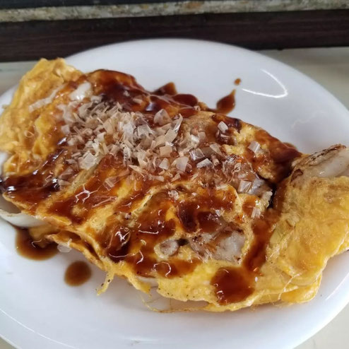 屋台：忠助、料理：とん平焼き