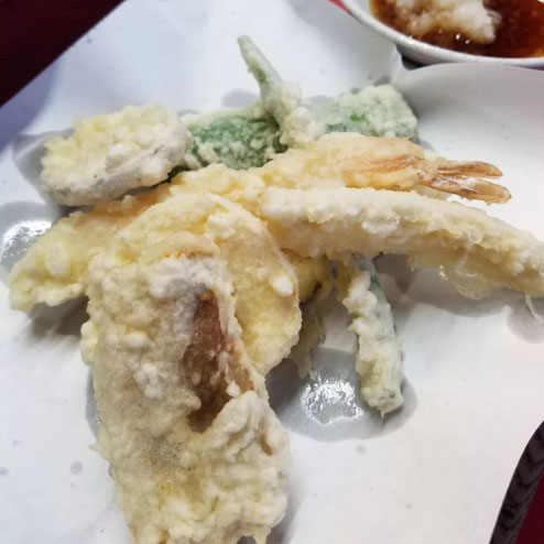屋台：もり、料理：天ぷら　盛合せ