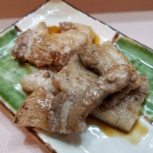 屋台：ひょうたん、料理：豚バラ