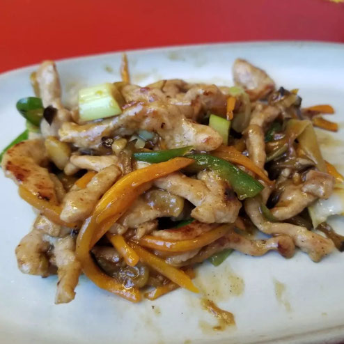 屋台：長浜少衛、料理：ユーシャンロース