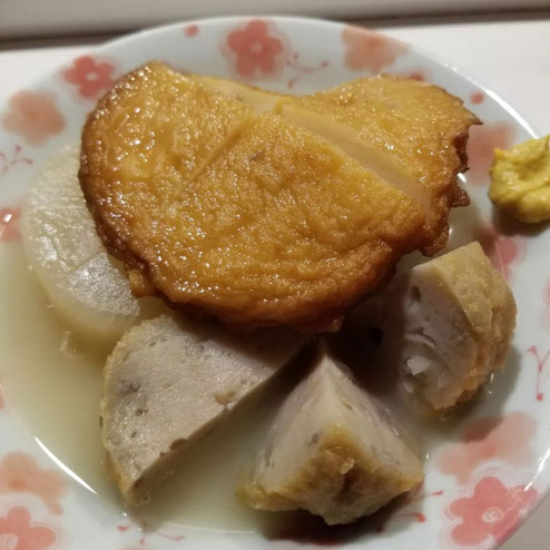 屋台：のんきや、料理：おでん
