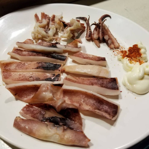 屋台：錦ちゃん_きんちゃん、料理：いかの姿焼