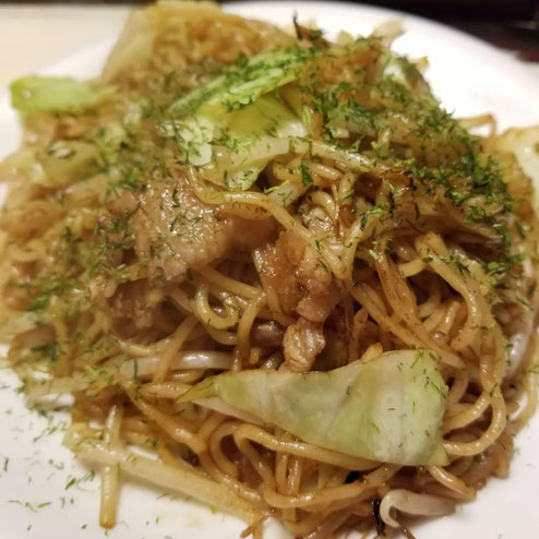 屋台：忠助、料理：焼きそば