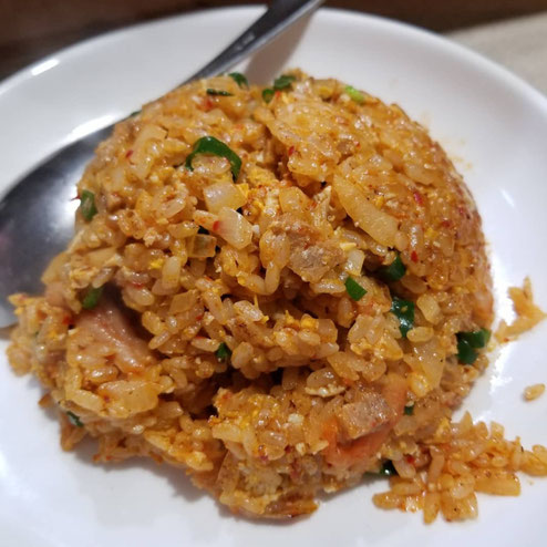 屋台：宗_むね、料理：キムチ焼き飯