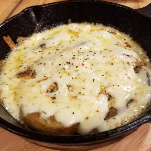 屋台：長浜のひろし、料理：ジャガチーズ