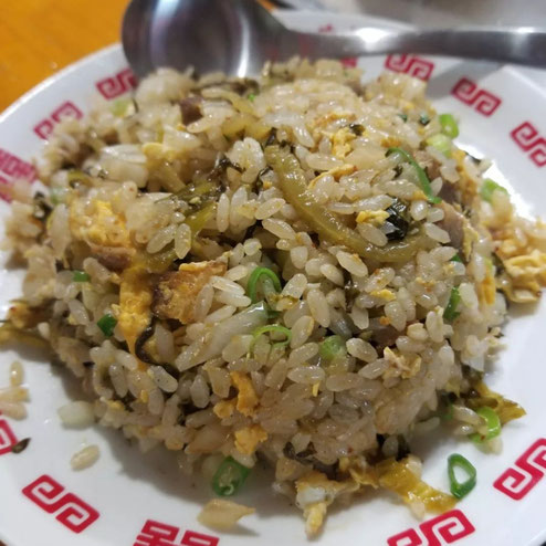 屋台：宗_むね、料理：高菜焼き飯
