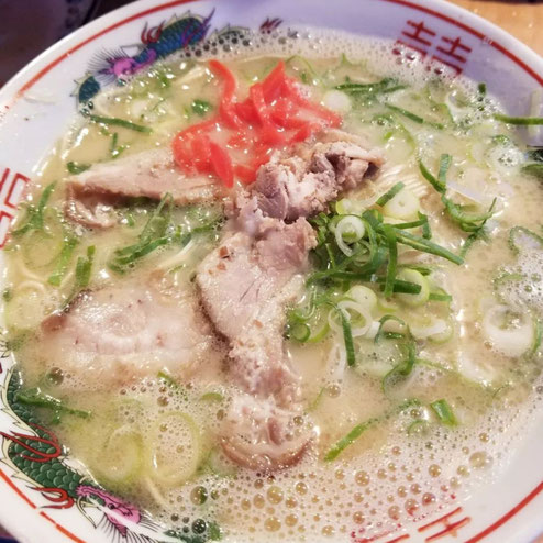 屋台：しんきろう、料理：ラーメン