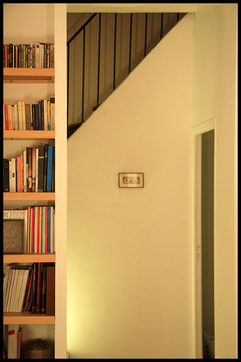 la montée d'escalier