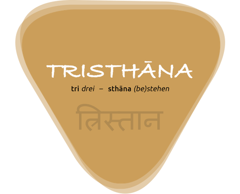 Tristhana bedeutet die Verbindung dreier Elemente. Im Fall von Ashtanga Yoga sind das Atmung, Bewegung und Blickrichtung (drsti).