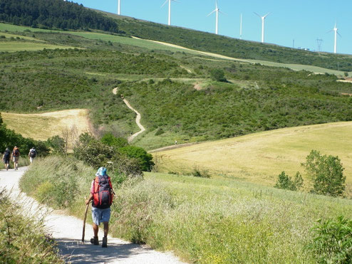 Montée au Pardon. Ce ne sont pas les éoliennes qui m'attirent..