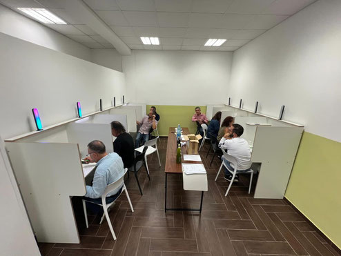 Particolare della Sala Panel di PrimOlio