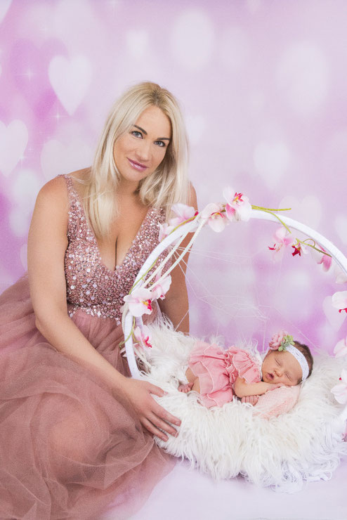 newbornshoot in studio