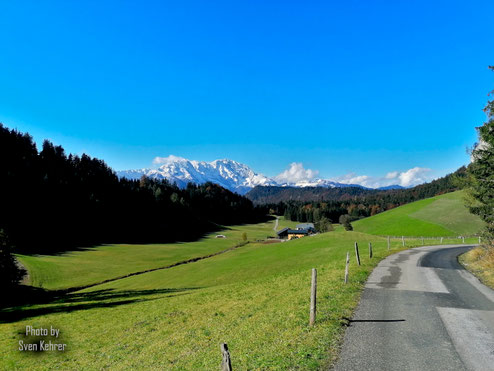 Blick auf Purtscheller und Hoher Göll