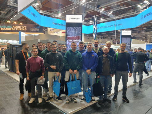 Techniker der FTM2 auf der Messe Formnext in Frankfurt | Foto: H. Haitz
