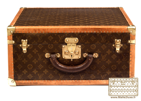 valise suitcase Louis vuitton 1934 toile nettoyé et recollé