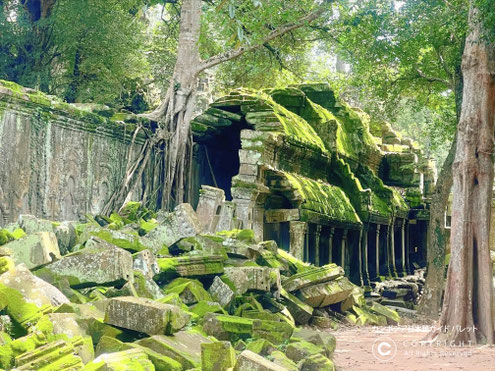 タプローム寺院の回廊