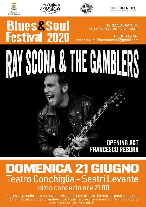 Ray Scona & The Gamblers 06/2020
