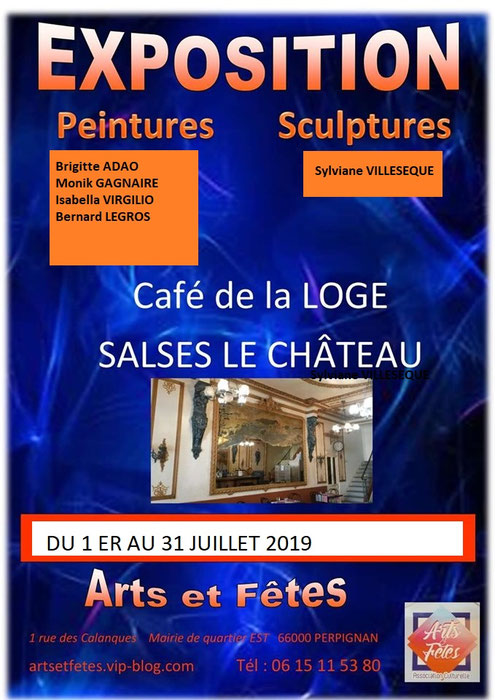 Exposition artiste à Salses le Château dans les Pyrénées Orientales