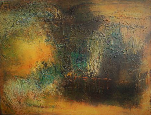 " ohne Titel " , mixed media , 60x 80 cm , BNr. 318