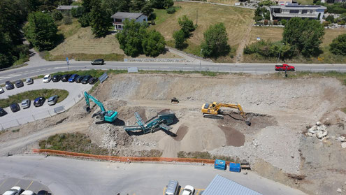 Terrassement "Halle Trébutyre" - station de criblage
