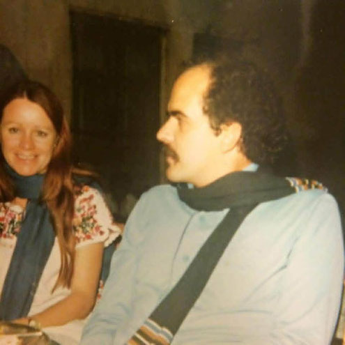 Arsenio with Raine Eastman-Gannett in India