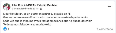 Mauricio Moran Estudio De Arte comentario