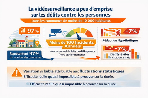 Impact limité de la vidéosurveillance