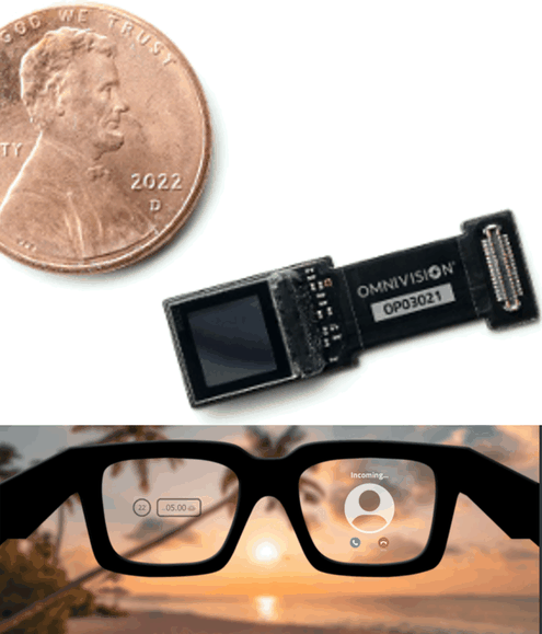従来比で解像度を2.5倍に高めたOMNIVISIONの0.26インチLCoSパネル「OP03021」 (出典: Omnivision OP03021)