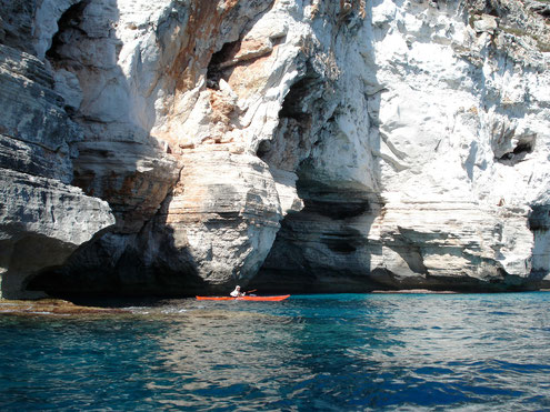 Kayak de mer Minorque