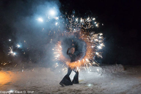 Feuershow auf dem Predigtstuhl, Firmenevent, Eventfotograf München