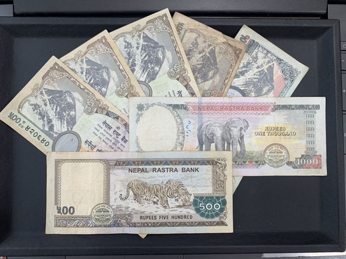 ネパールルピーから日本円に両替