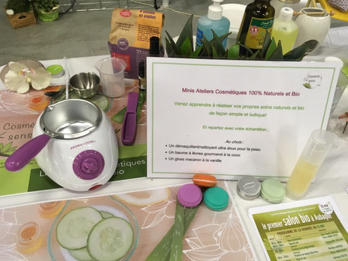 ateliers cosmétiques bio DIY Cosmétik&sens