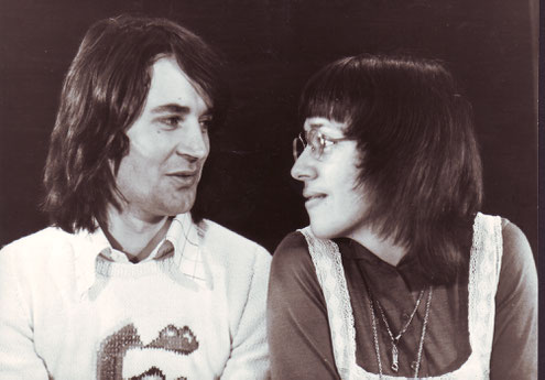1974: Claus Steinrötter und Antje Vogel - Foto: Antje Vogel
