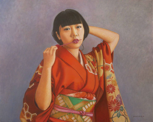 《まなざしの向こうに》油彩 F30/5月27日〜6月12日/90h