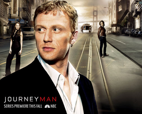 Image of NBC poster for the 1997 series Journeyman, with picture of lead Kevin McKidd.