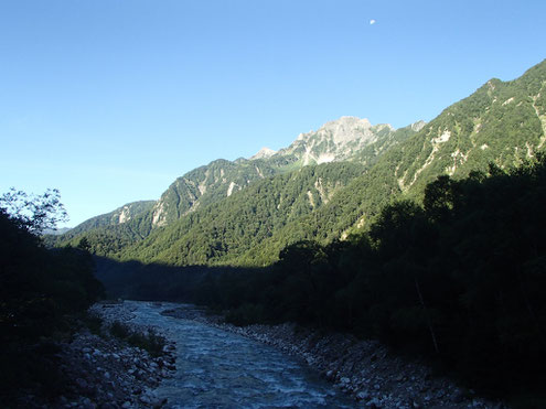 横尾から前穂高岳