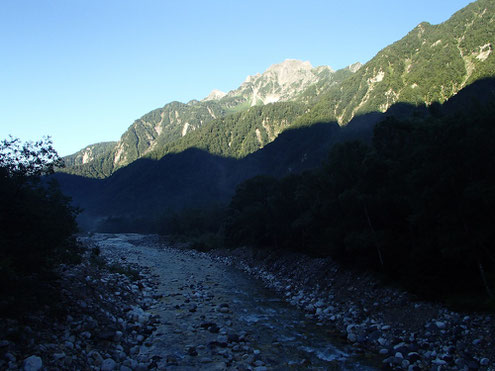 横尾から前穂高岳