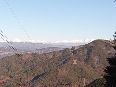 鳴雷山から八ヶ岳(ズーム)