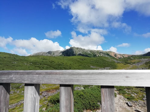 雲ノ平山荘より水晶岳