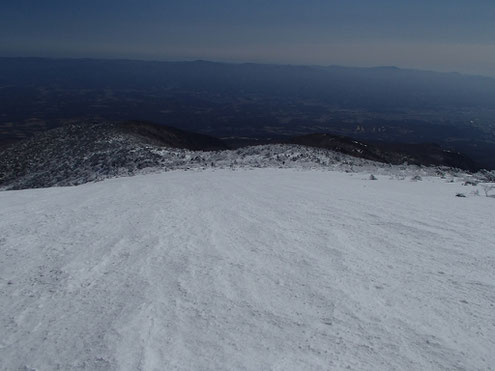 山頂近くから二本松方面