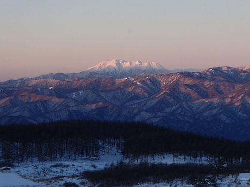 モルゲンロート・御嶽山